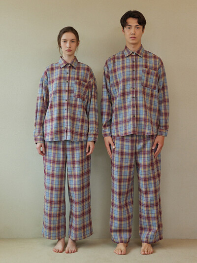 FIRST PAJAMA COUPLE SET_whisper check