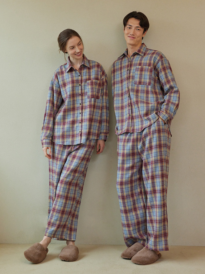 FIRST PAJAMA COUPLE SET_whisper check