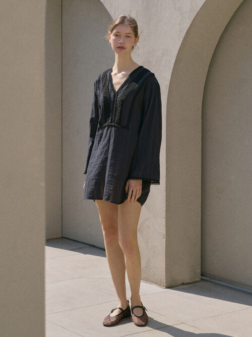 KAFTAN MINI ONEPIECE_black