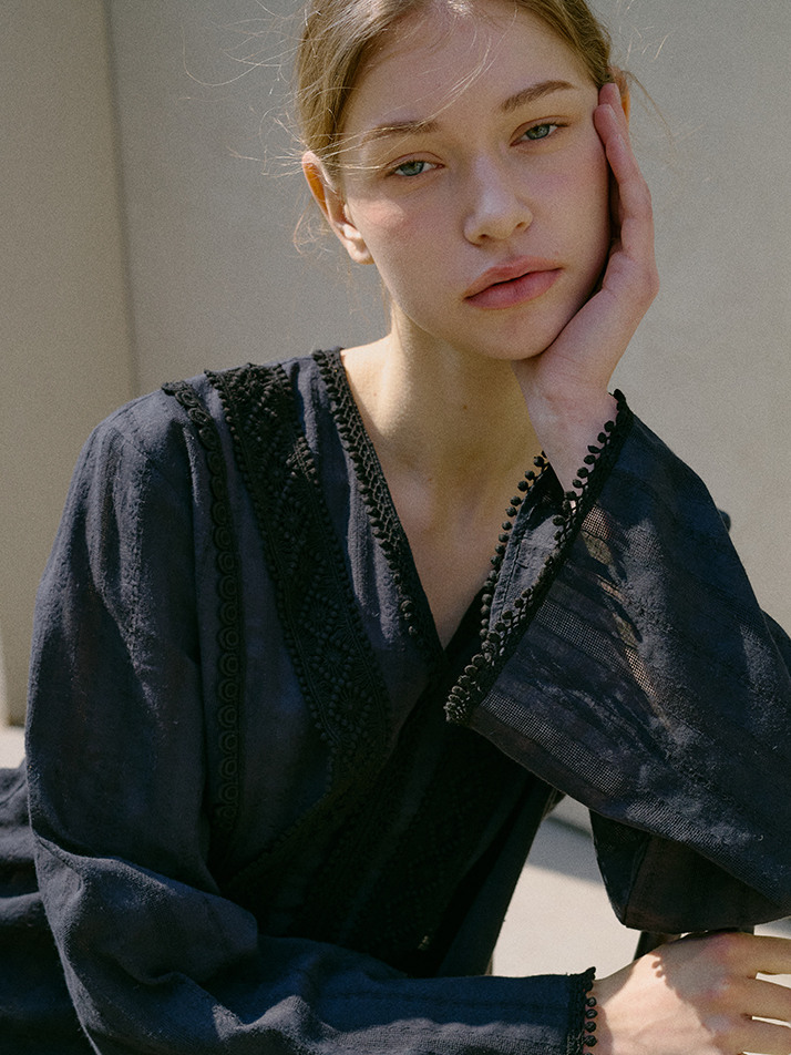 KAFTAN MINI ONEPIECE_black