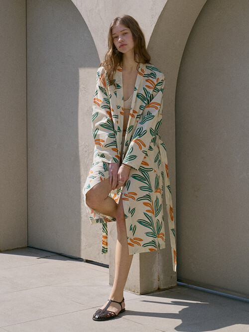 CLASSIC LONG ROBE_tropical