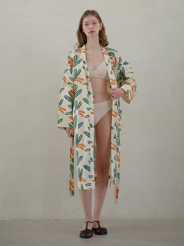 CLASSIC LONG ROBE_tropical