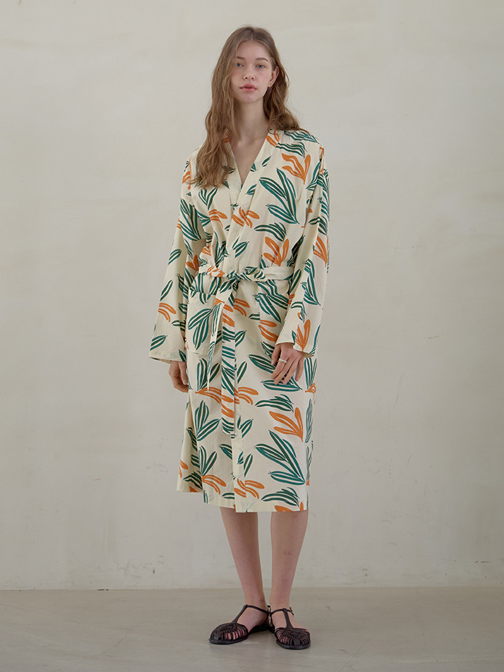 CLASSIC LONG ROBE_tropical