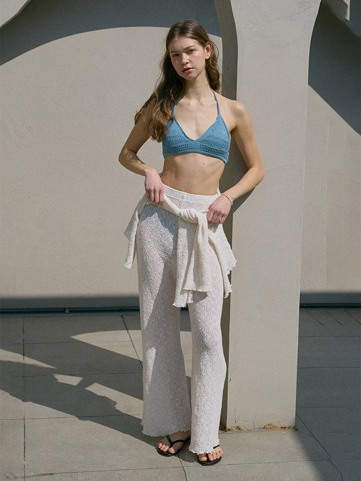 LACE COVER UP PANTS_ivory