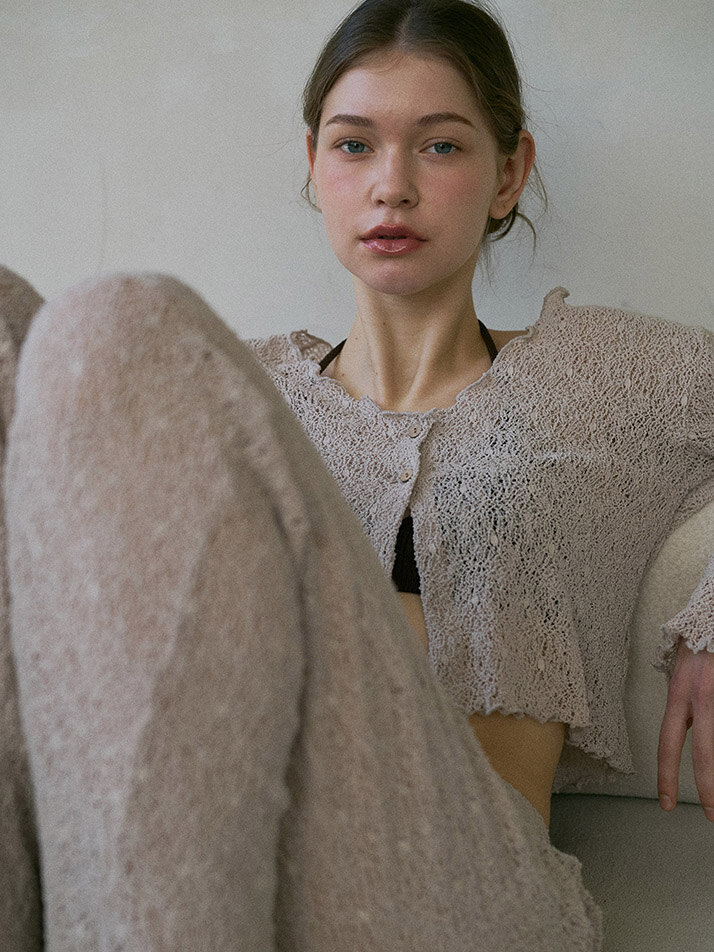 LACE COVER UP PANTS_beige