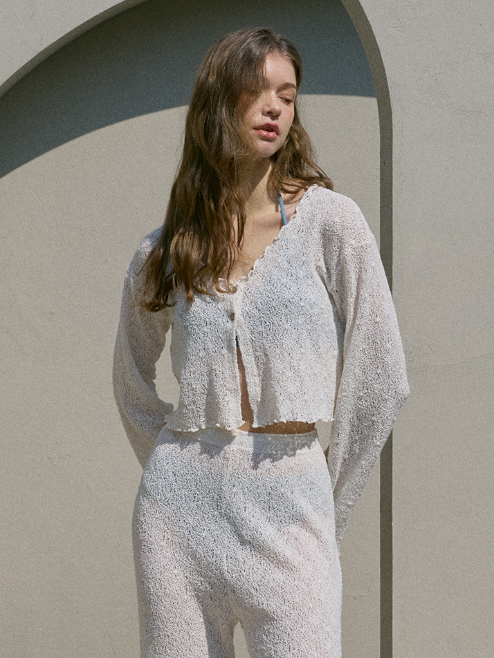 LACE COVER UP CARDIGAN_Ivory