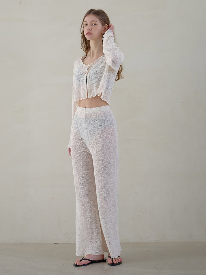 LACE COVER UP CARDIGAN_Ivory
