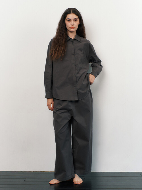 FIRST PAJAMA SET_charcoal taupe (women)