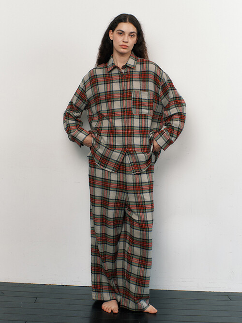 FIRST PAJAMA SET_mellow check (women)