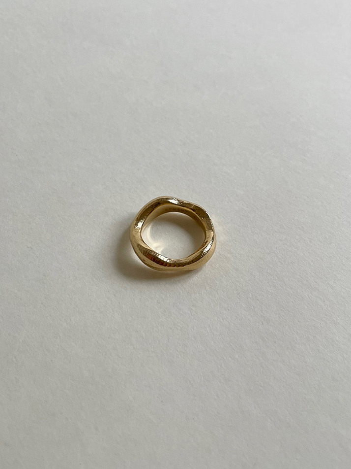 비먼트   [B.Curve ring Gold]