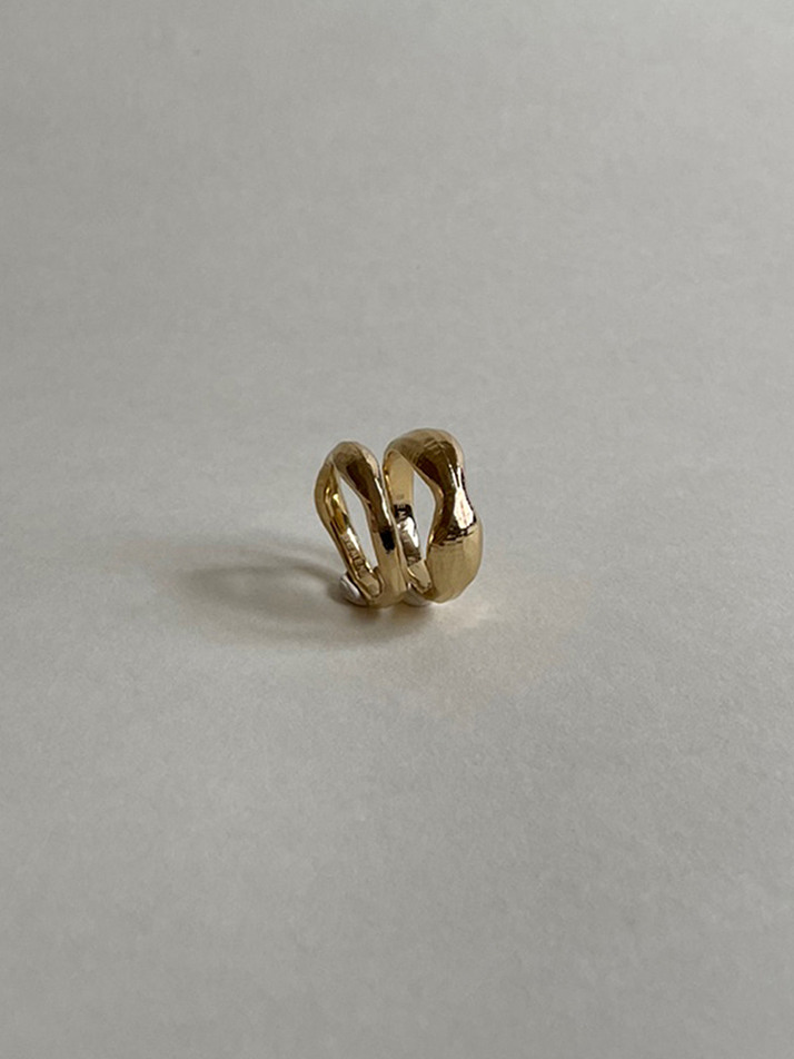 비먼트  [B.Double ring Gold]