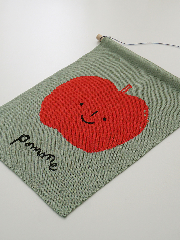 Petit Knit Poster - pomme