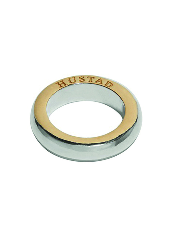 #153 GOLD COMBO HUSTAD LOGO RING
