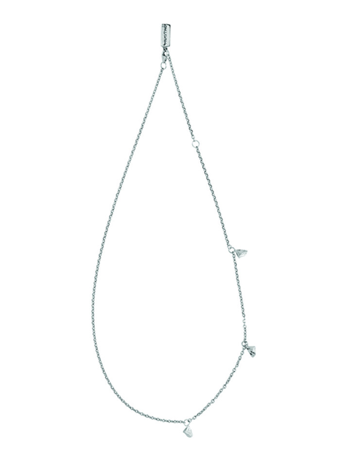 #175 silver leaf necklace