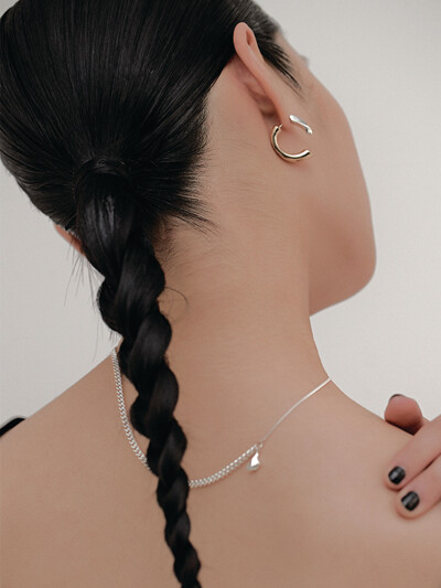 #176 GOLD TWO-CHAIN CHOKER NECKALCE