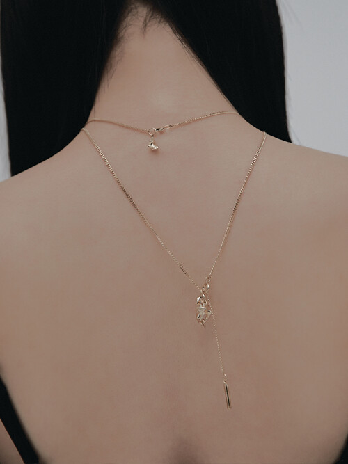 #178 Angel harmony Gold necklace
