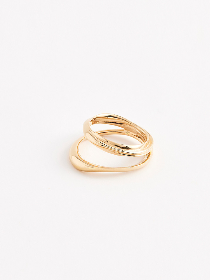 #192 Gold Texture Ring