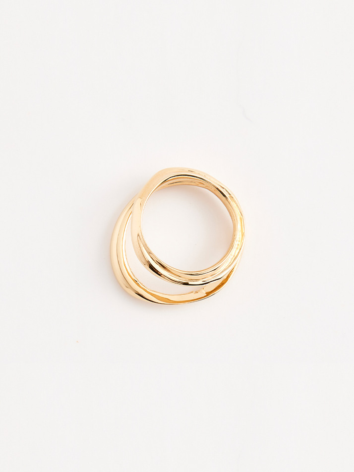 #192 Gold Texture Ring