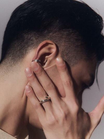 HUSTAD 234 Flower Ring _ 925 실버 반지