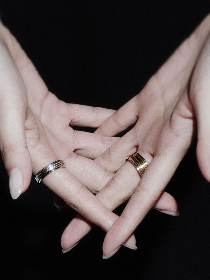  HUSTAD COUPLE BIG SIZE RING_콤보 커플 링