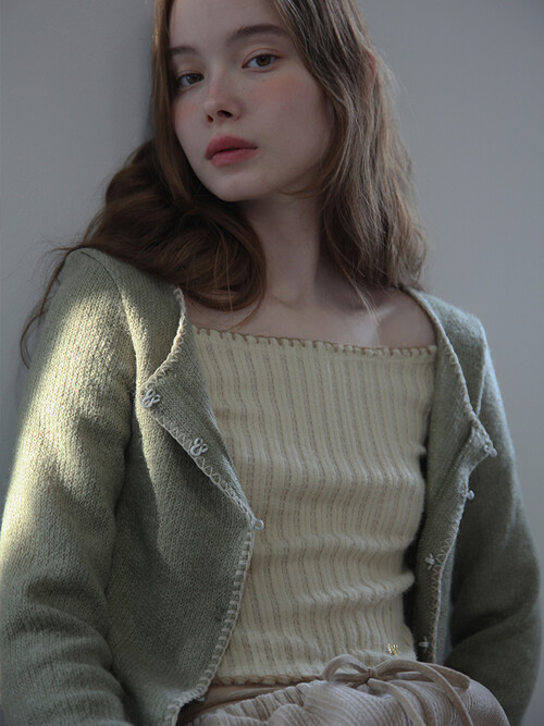 SILVER SOFT STRAP T-SHIRTS [KHAKI]
