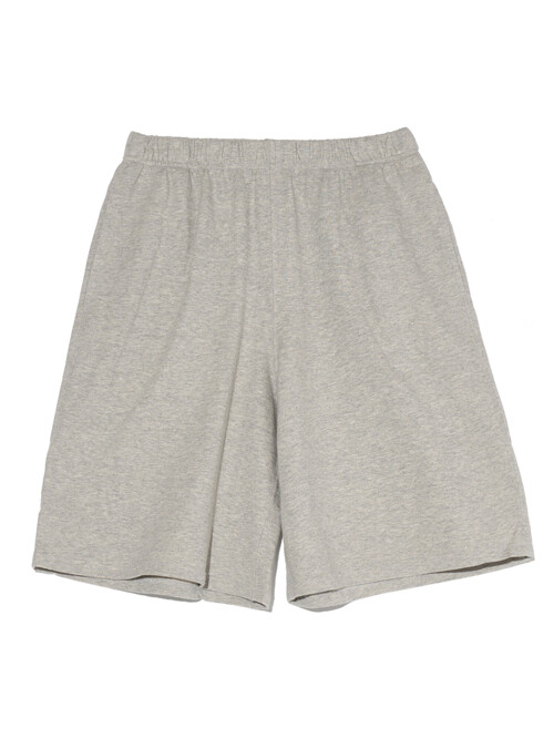 Wide Sweat Shorts (Melange Grey 8%)