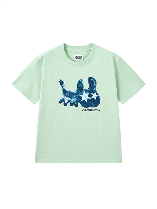Rabbit Creature Tee - Pistachio