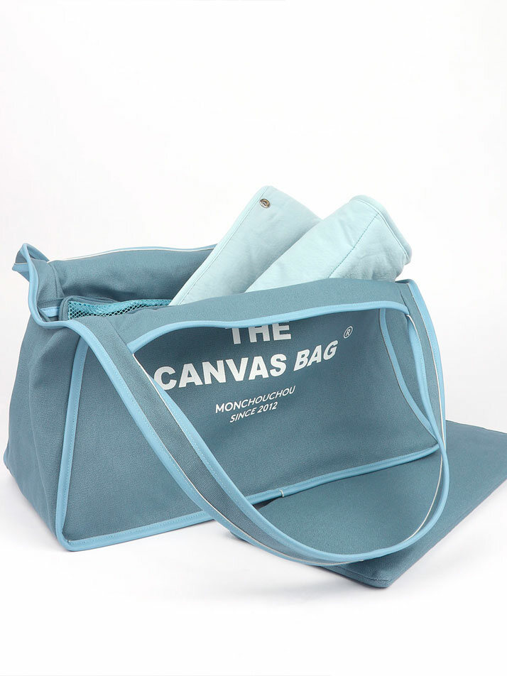 The Canvas Bag Ash Blue L