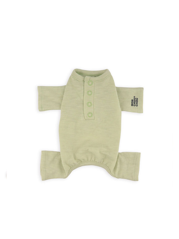 Basic Logo Jumpsuit Avocado