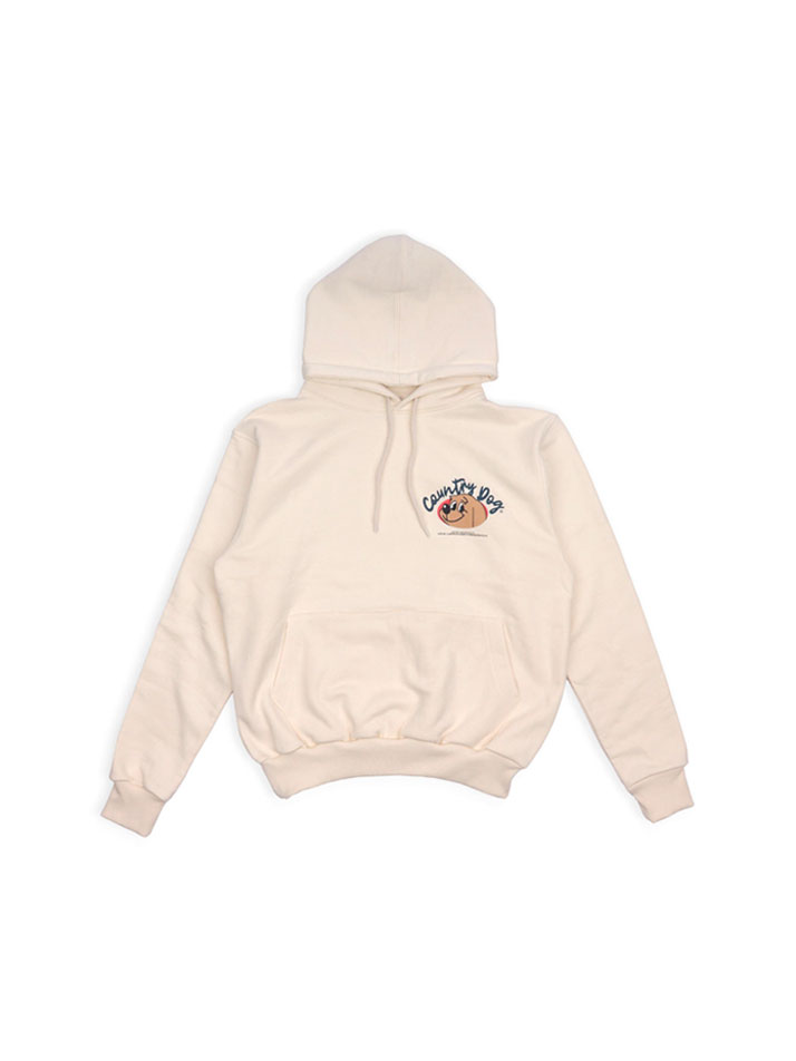 UNISEX Country dog hoodie Relaxed Fit Cream
