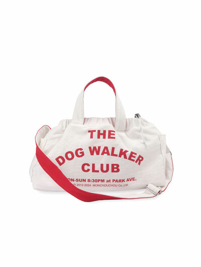 The Dog Walker Club Sling Bag White