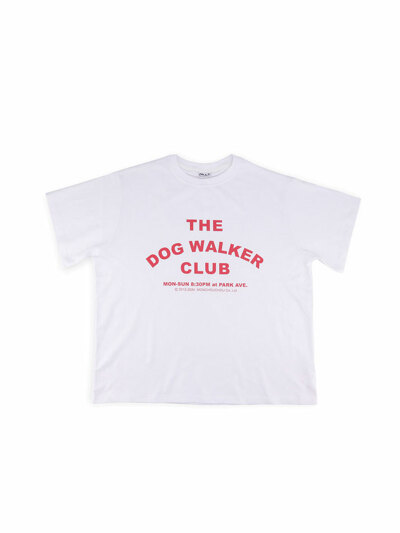 The Dog Walker Club Sleeve Tee for man White