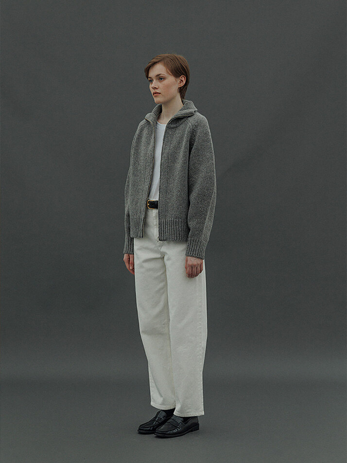 Galerie Full zip-up (Gray)