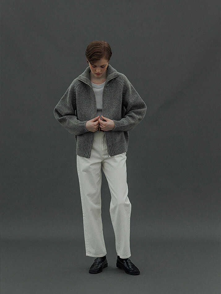 Galerie Full zip-up (Gray)