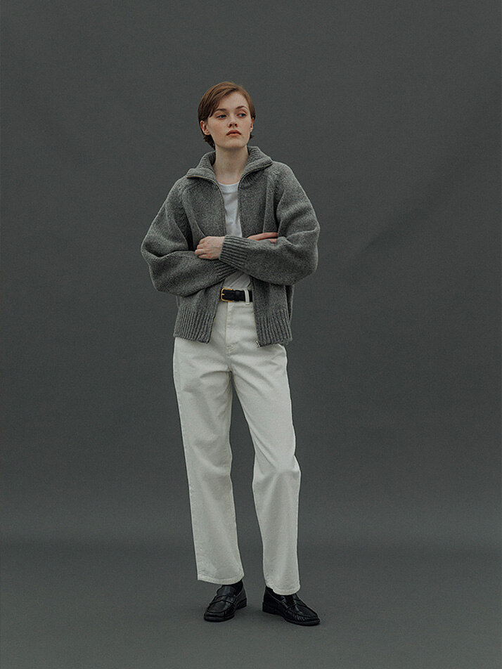 Galerie Full zip-up (Gray)