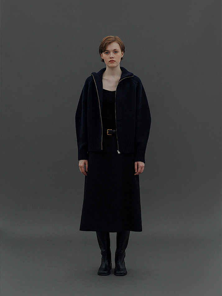 Galerie Full zip-up (D/navy)