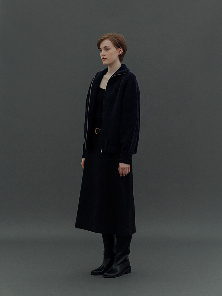 Galerie Full zip-up (D/navy)