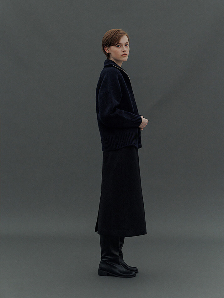 Galerie Full zip-up (D/navy)