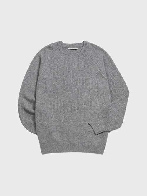 Wool Comfort Knit Sweater (Gray)