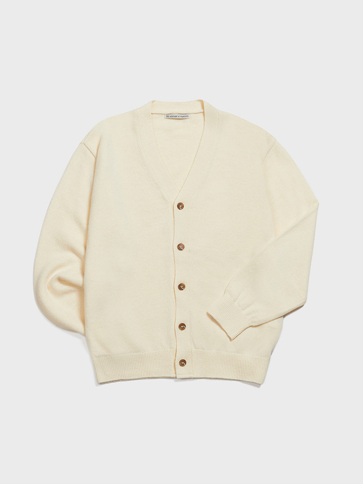 Wool Comfort Cardigan (Ivory)