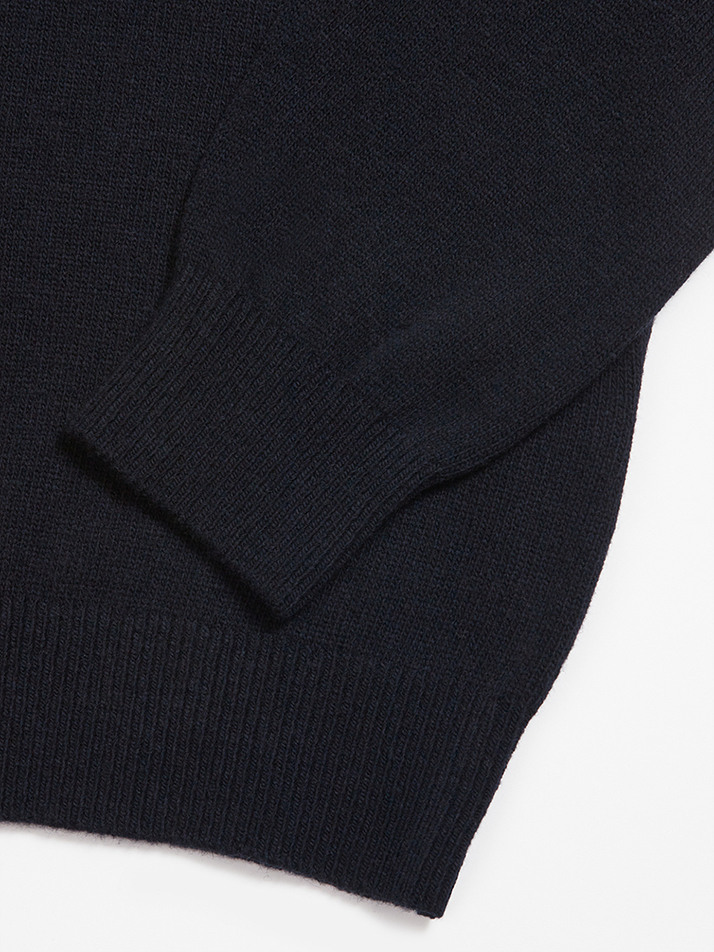 Wool Comfort Cardigan (D/Navy)