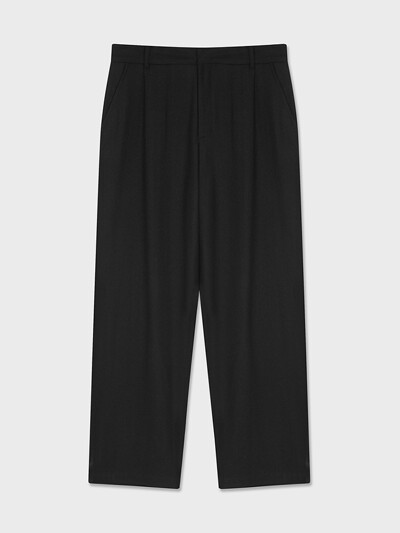 Wool Casual Pants (D/navy)