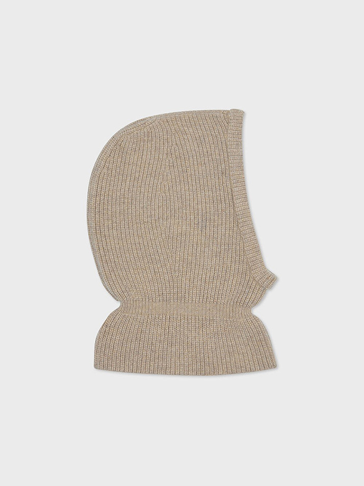 Cashmere Blended Balaclava (Beige)