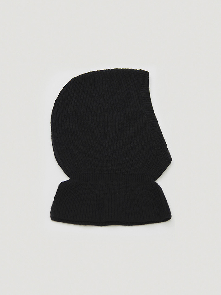 Cashmere Blended Balaclava (Black)