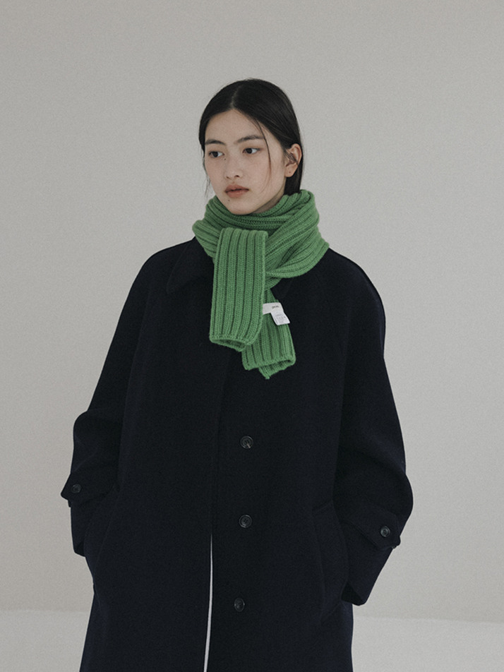 Cashmere Blended muffler (Green)