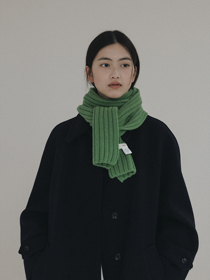 Cashmere Blended muffler (Green)