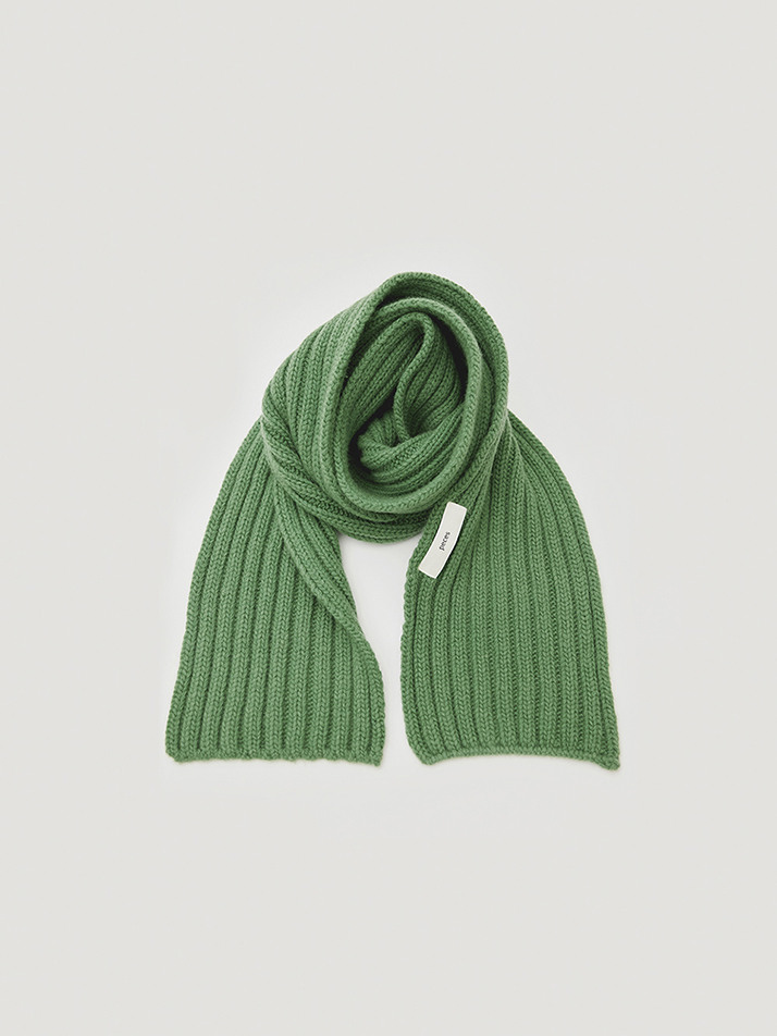 Cashmere Blended muffler (Green)