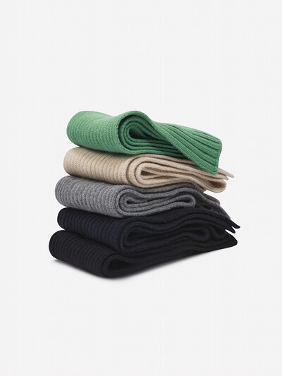 Cashmere blended Knit Muffler (5 color)