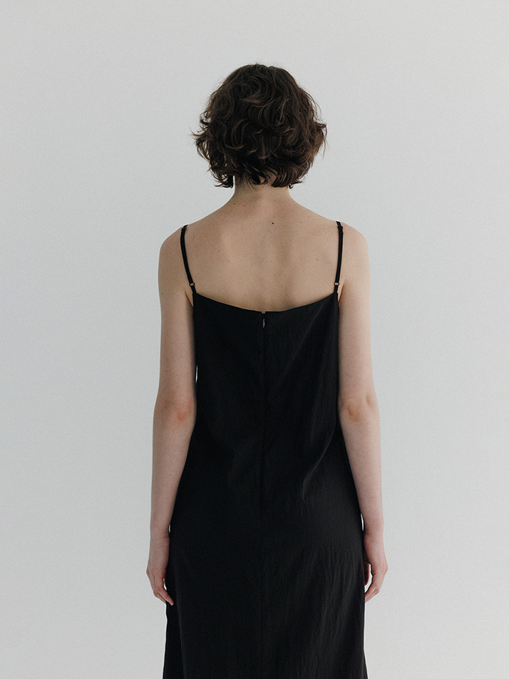 Royal slip Dress (Balck)