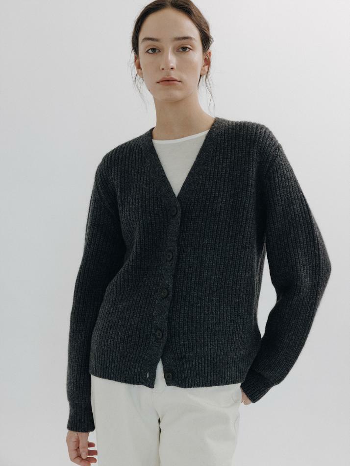 Fletcher cardigan (Charcoal)